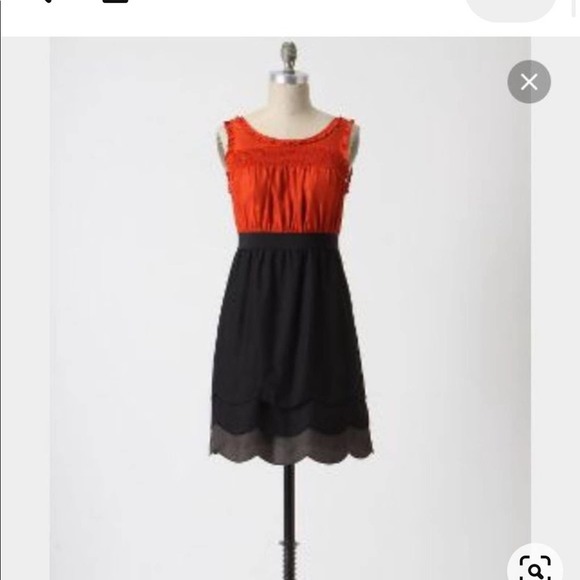 Maeve Dresses & Skirts - Maeve horizon red and black dress size 6